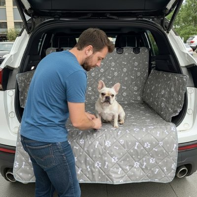 Protection chien voiture | Imperméable Antidérapante - Pattes & pelages