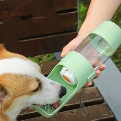 Gourde pour Chien | Nomade Hydratation - Pattes & pelages