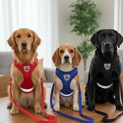 Harnais chien | Confort Ajustable - Pattes & pelages