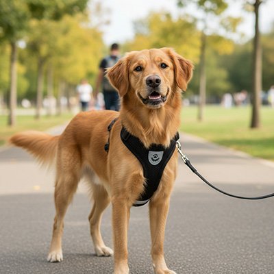 Harnais chien | Confort Ajustable - Pattes & pelages