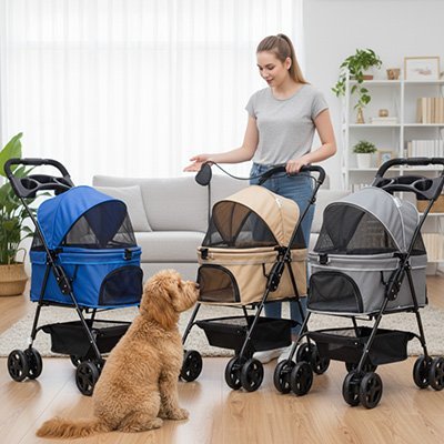 Poussette pour Chien | MobiComfort - Pattes & pelages