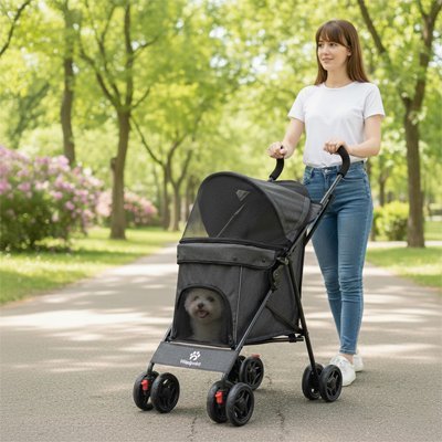 Poussette pour chien | MobilConfort - Pattes & pelages